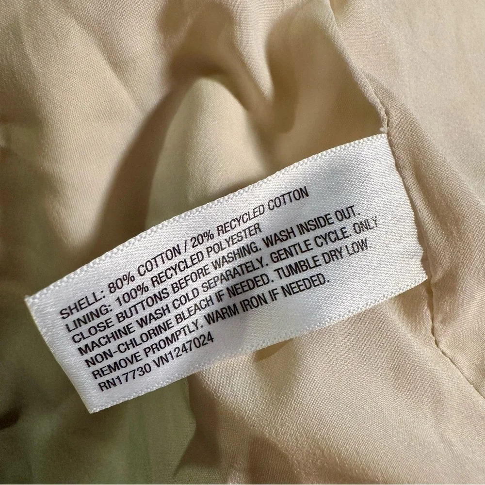 NWT Rowing Blazers for Target ‘Corduroy Double-Breasted Blazer’ in “Cream” Sz S